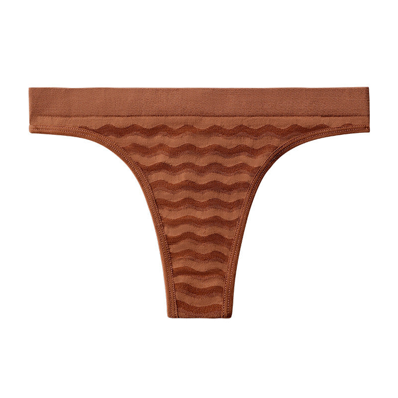 Low Rise Plus Size Comfortable Sports Thong Panties