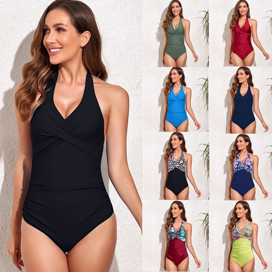 One-piece Swimwear Sports Quick Dry Bikini Swimsuit