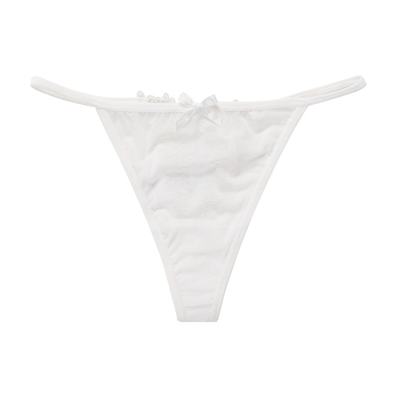 Sexy Spaghetti Strap Panties Lace Plus Size Cotton Crotch Thong