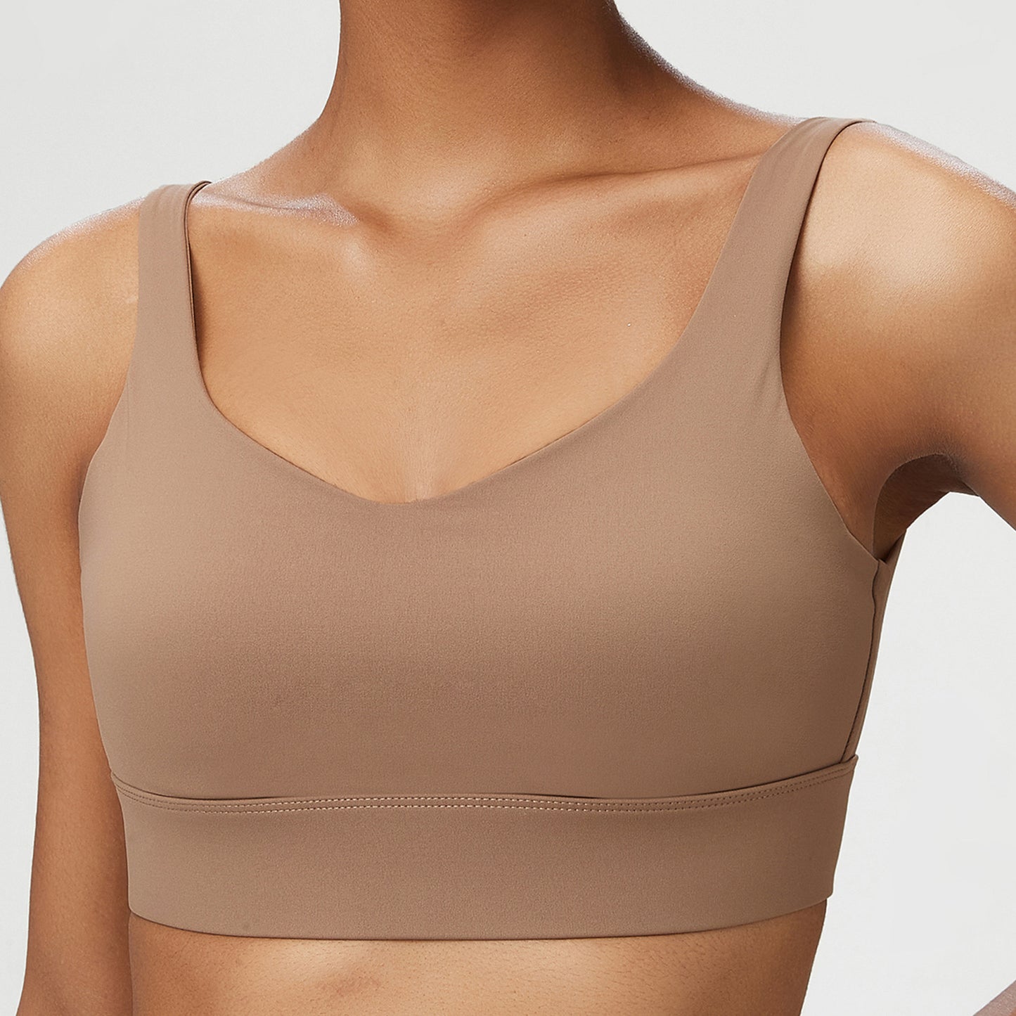 One-piece Yoga Bra Fixed Cups  Sports Underwear Tank Top