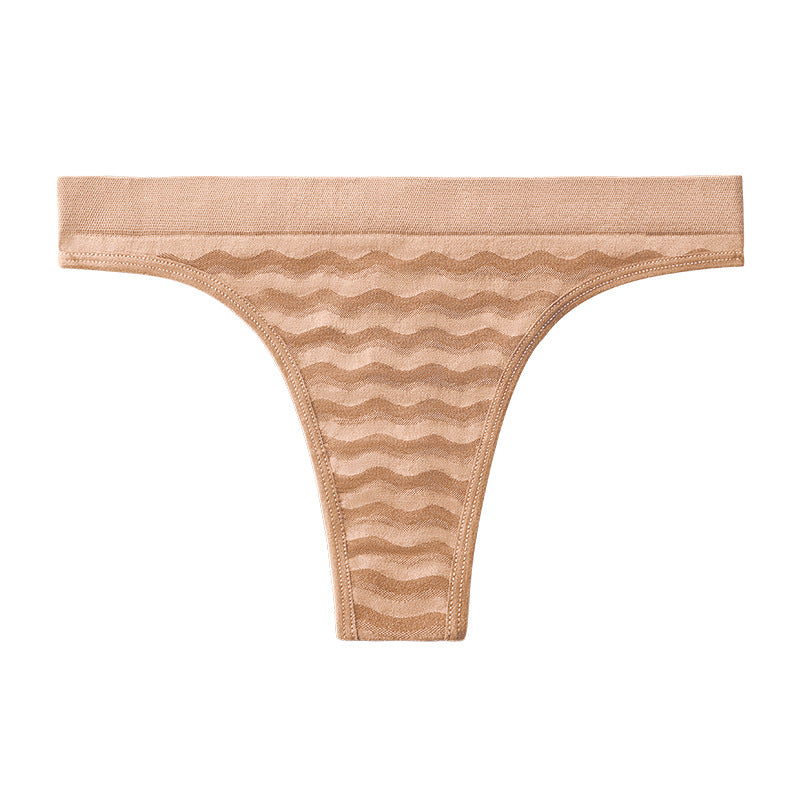 Low Rise Plus Size Comfortable Sports Thong Panties