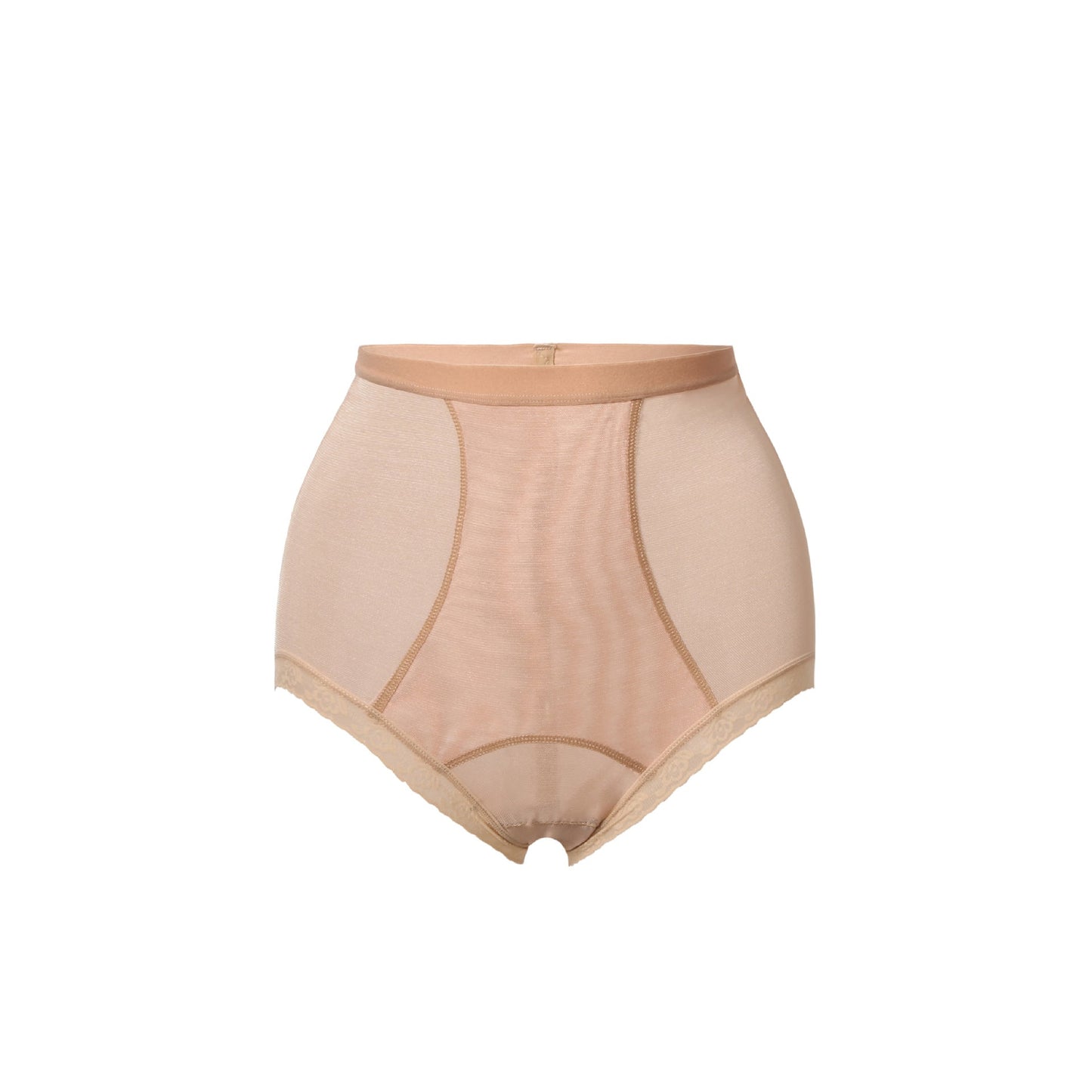 Mid-High Waist Shaping Mesh Breathable Hip Lifting Body Panties Shapewear
