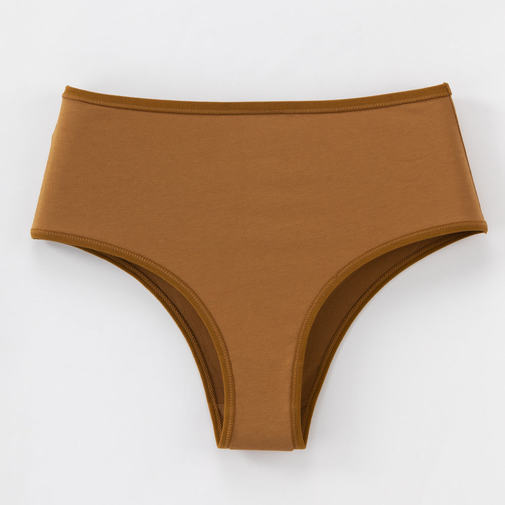 High Waisted Large Size Cotton High Quality Tummy Tightening Triangle Panties