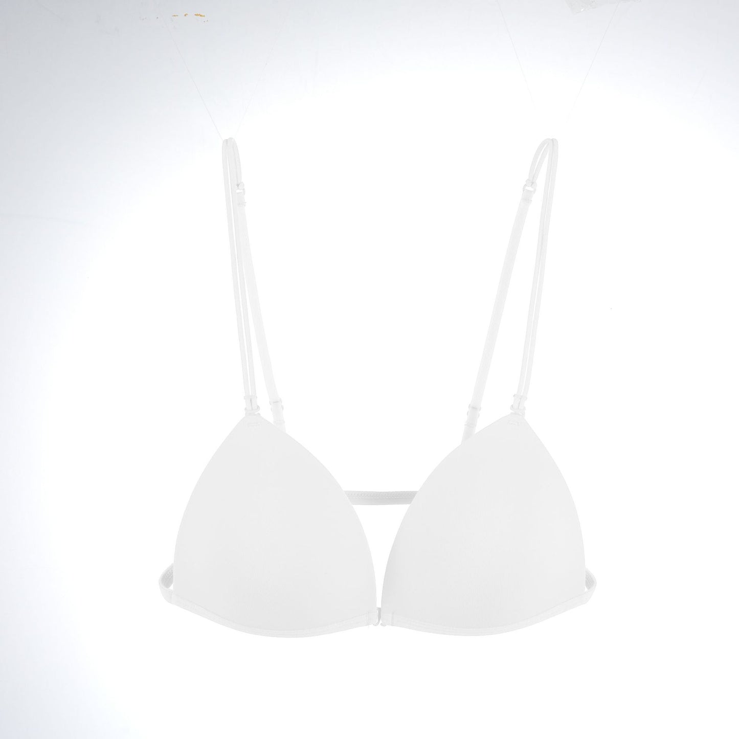 French Style Triangle Bra with Front Button
