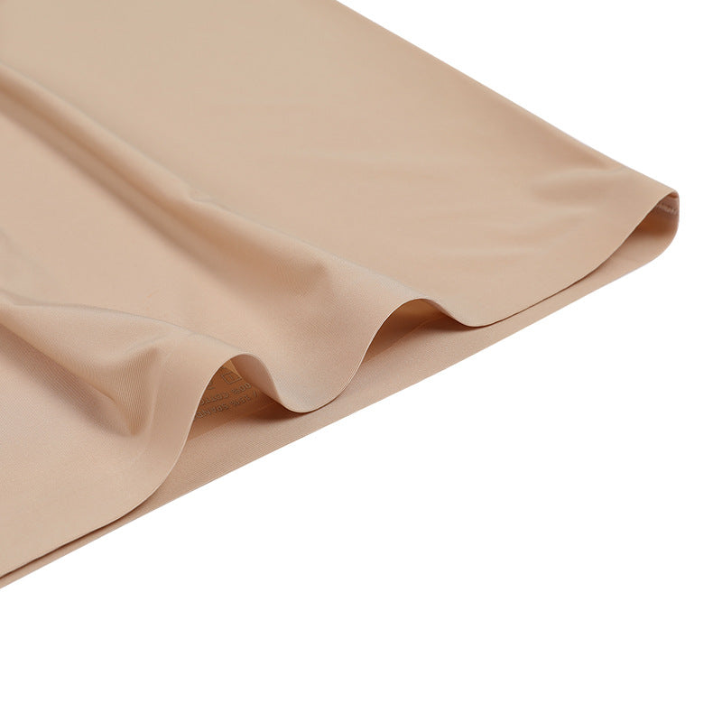 High Waist Solid Color Ice Silk Safety Shorts Panties