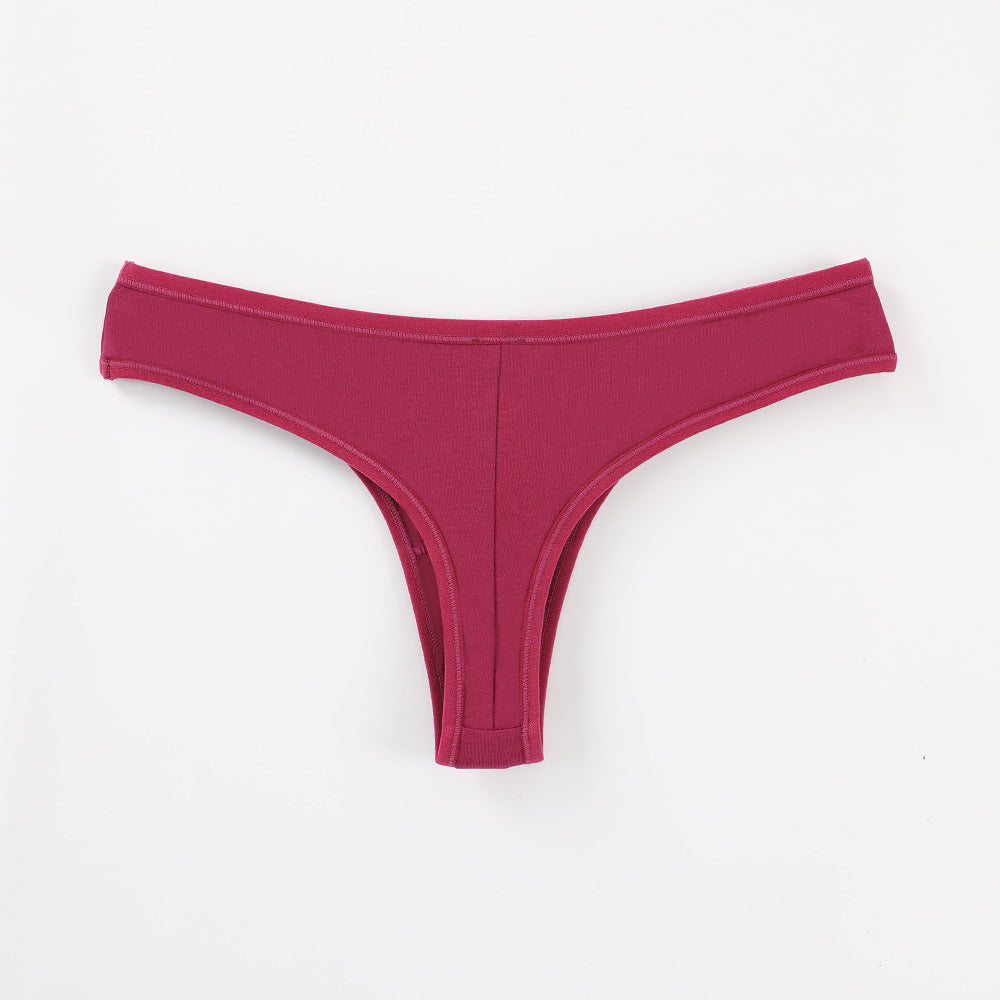 Cotton Sexy Thong Seductive Invisible Triangle Panties