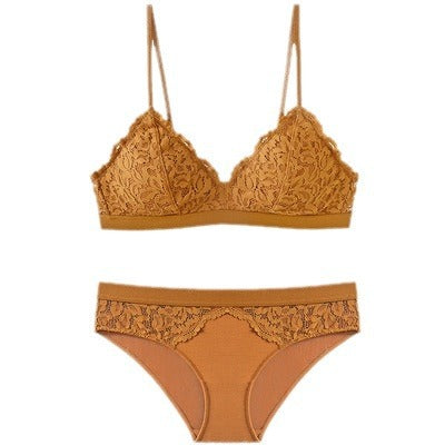 Sexy Lace French Bra Set