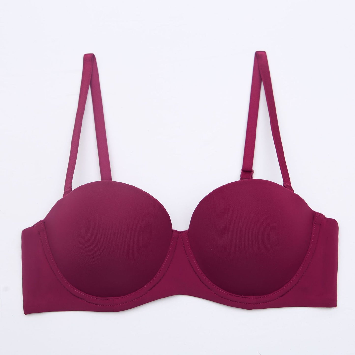 Half Cup Non-marking Gathered Ultra-thin Style Bra