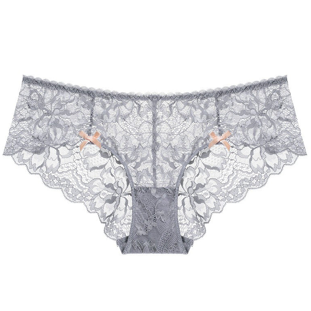 Sexy Lace Panties Ultra Thin Temptation Hip Wrap Low Waisted Triangle Pants