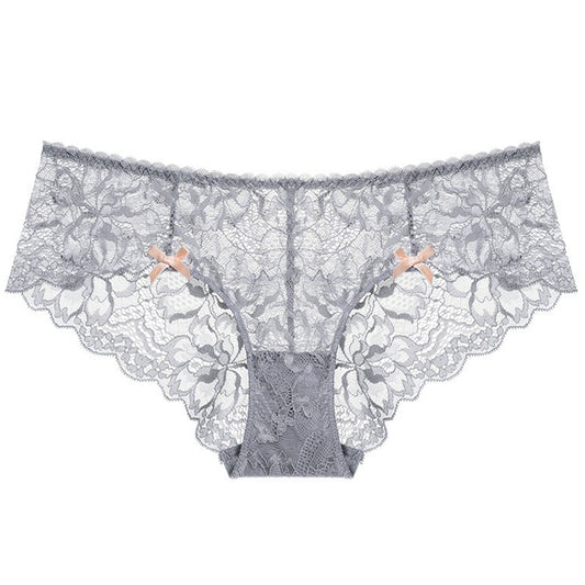 Sexy Lace Panties Ultra Thin Temptation Hip Wrap Low Waisted Triangle Pants