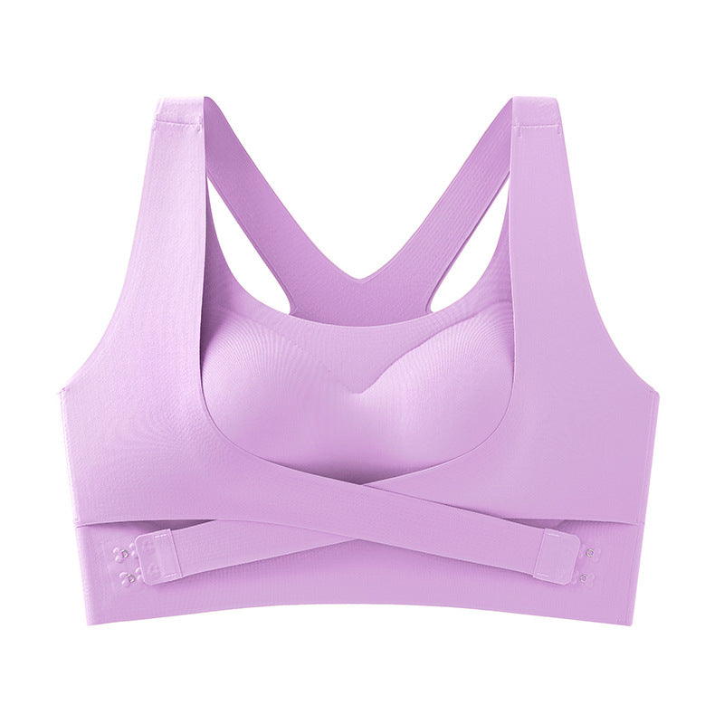 Gathering Full Cup Anti-Sagging Vest-Style Bra