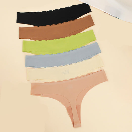 Sports Yoga Sexy Seamless Thong Cotton Stall Low Waisted T Panties