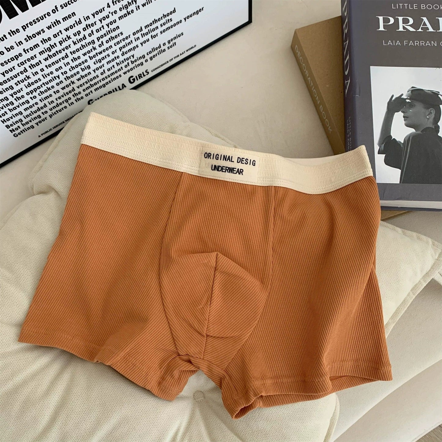 Men’s Ribbed Cotton Stylish Comfort for Everyday Wear Boxer Panties