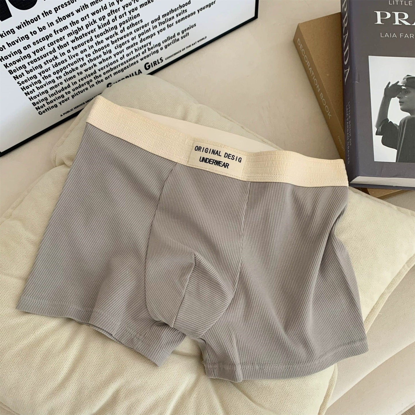 Men’s Ribbed Cotton Stylish Comfort for Everyday Wear Boxer Panties
