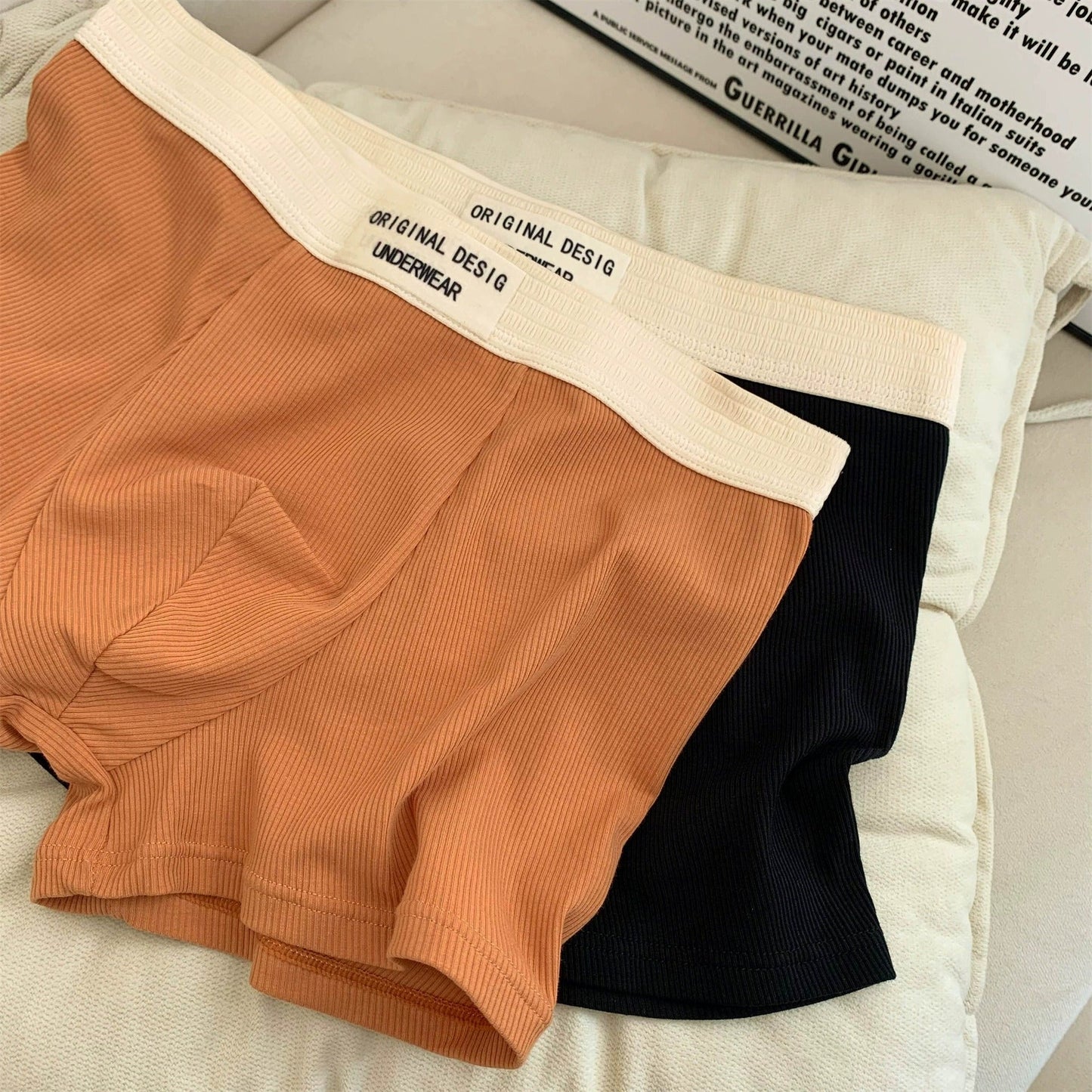 Men’s Ribbed Cotton Stylish Comfort for Everyday Wear Boxer Panties