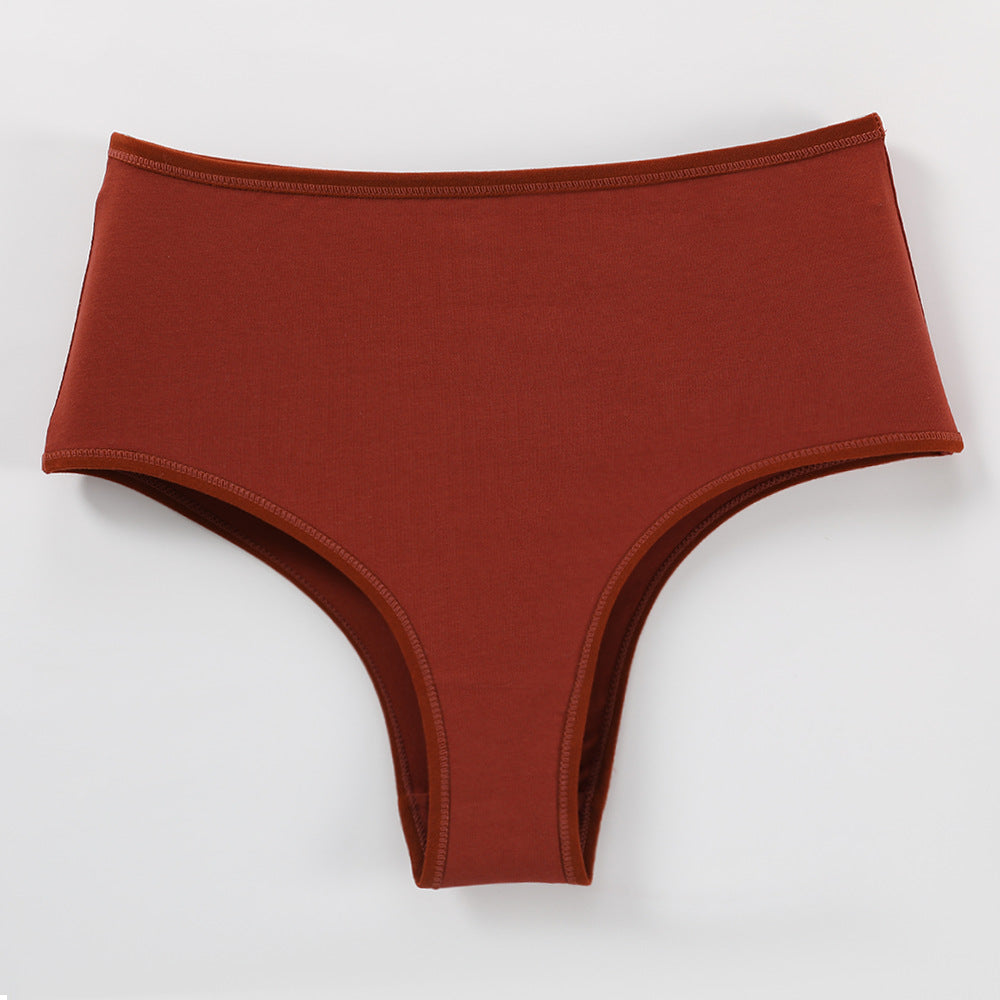 High Waisted Large Size Cotton High Quality Tummy Tightening Triangle Panties