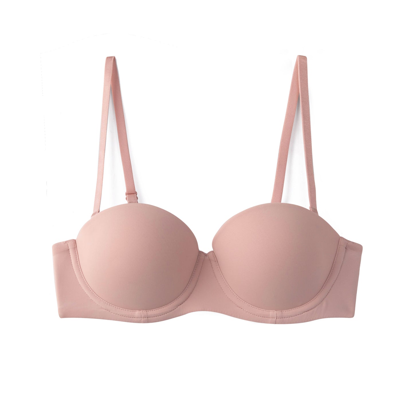 Half Cup Non-marking Gathered Ultra-thin Style Bra