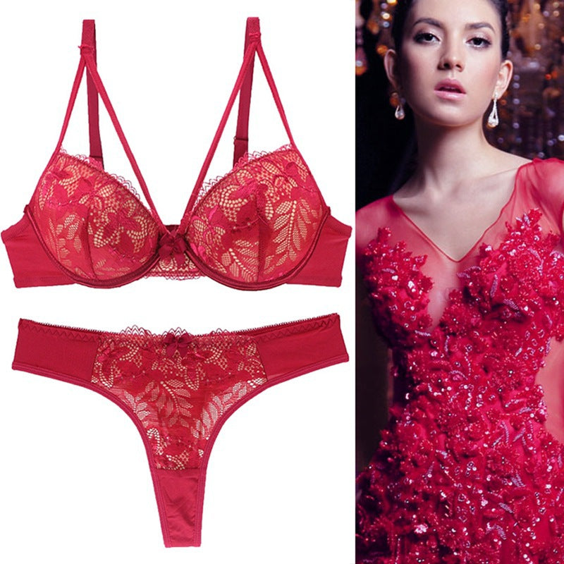 Classic Elegance Sensual Traditional Lace Bra Set