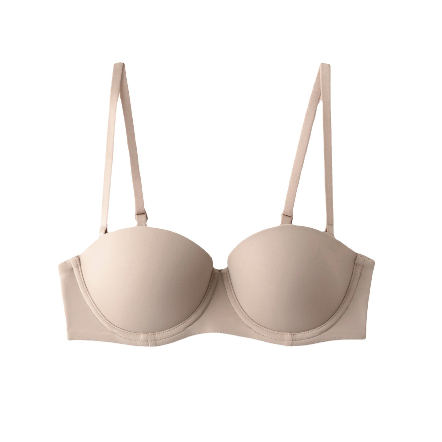 Half Cup Non-marking Gathered Ultra-thin Style Bra