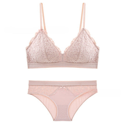 Sexy Lace French Bra Set