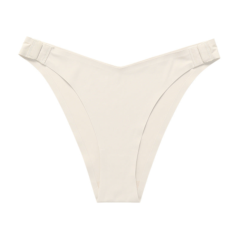 Sleek V-Shaped Briefs with Side Clasps Panties