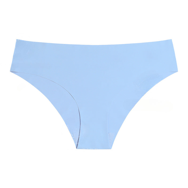 Low-rise Large Size One-piece Cotton Triangle Panties