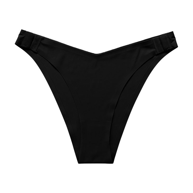 Sleek V-Shaped Briefs with Side Clasps Panties