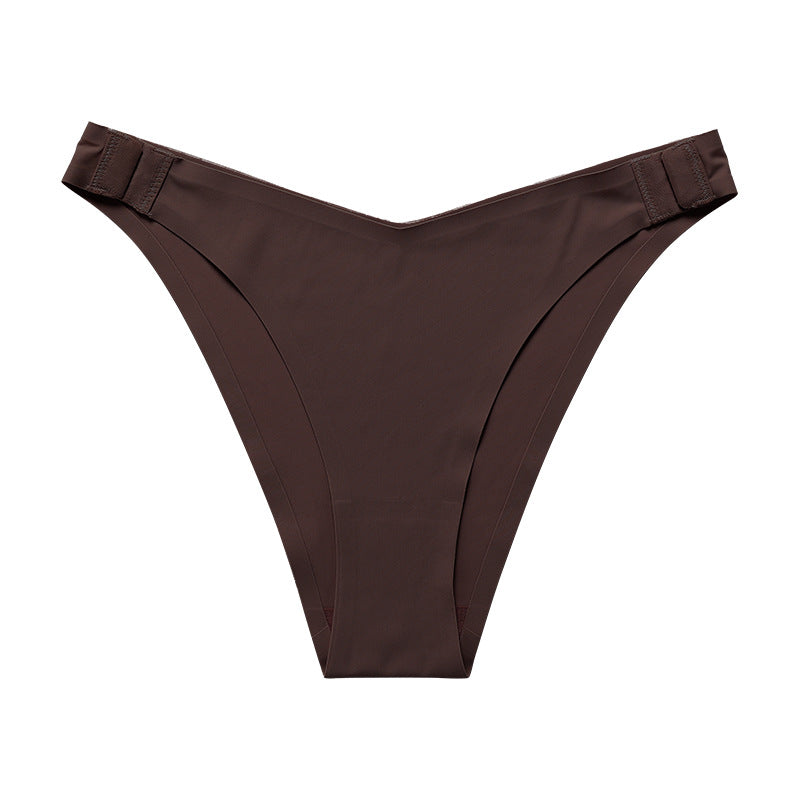 Sleek V-Shaped Briefs with Side Clasps Panties